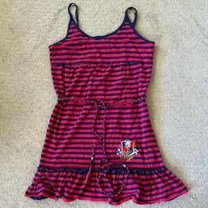 COOGI striped Y2K babydoll dress, XL.